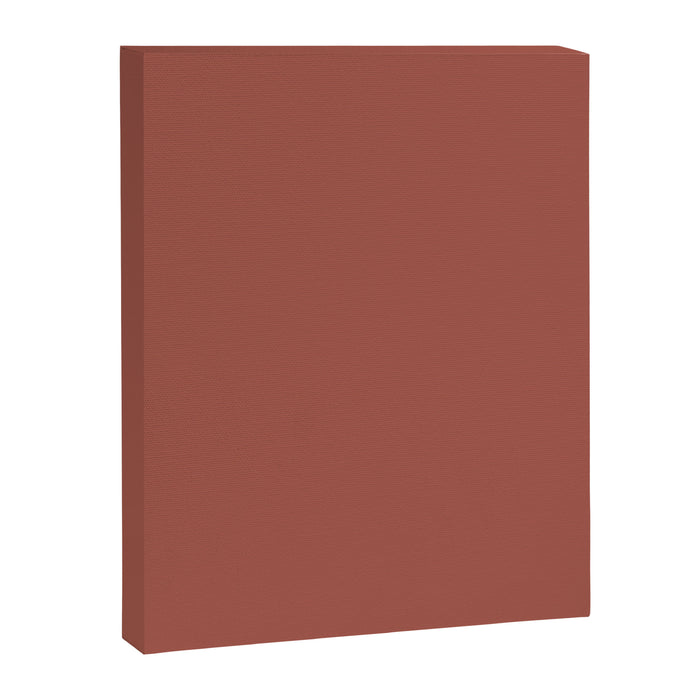 Rich Warm Burnt Sienna Adobe Clay Earth Tone Solid  Canvas Print Gallery Image 1