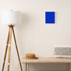 Royal Blue Bright Bold Solid Color Canvas Print Gallery Image 2