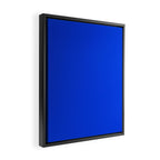 Royal Blue Bright Bold Solid Color Framed Canvas Print Gallery Image 2