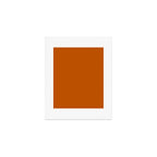 Rust Solid Art Print Gallery Image 1
