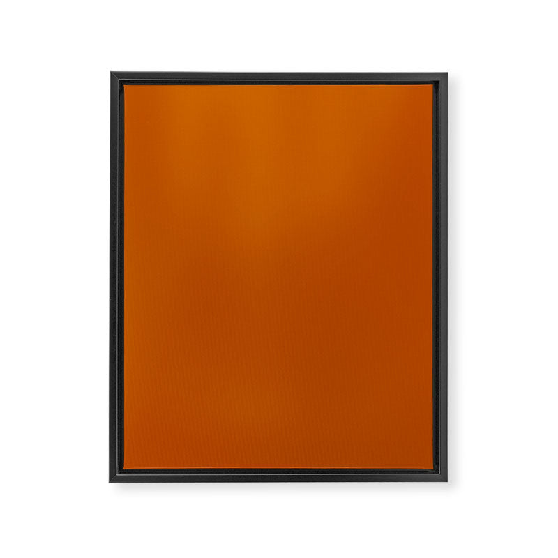 Rust Solid Framed Canvas Print Gallery Image 8