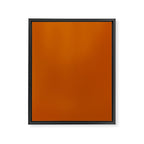 Rust Solid Framed Canvas Print Gallery Image 8
