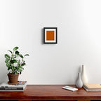 Rust Solid Framed Art Print Gallery Image 2