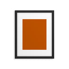 Rust Solid Framed Art Print Gallery Image 6
