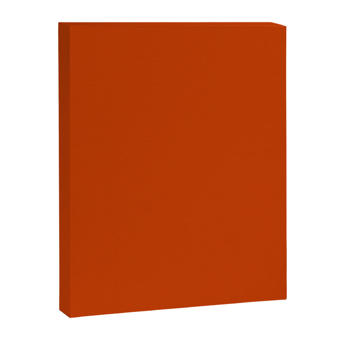 Rusty Burnt Orange Solid Rich Rust Colour Canvas Print Gallery Image 1