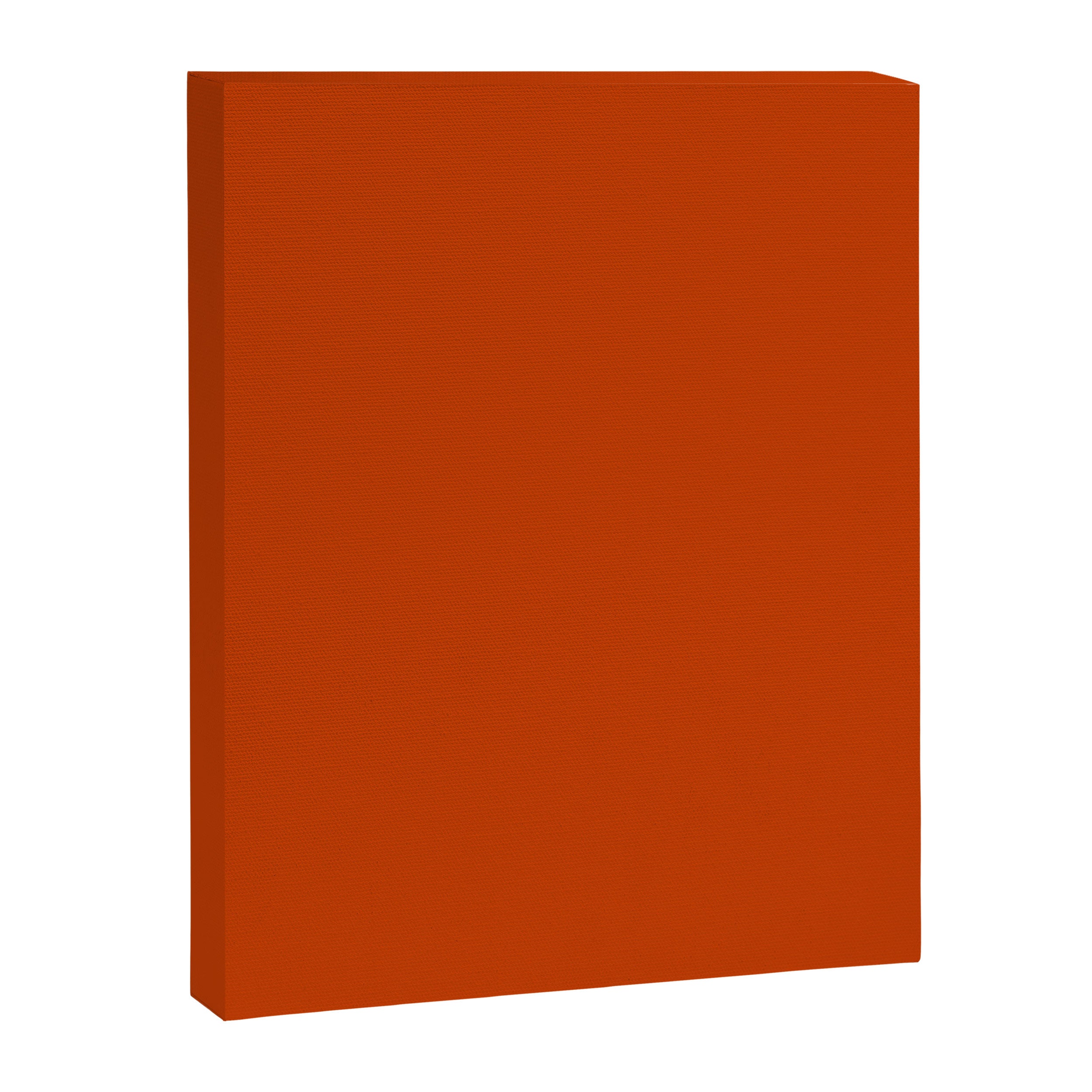 Rusty Burnt Orange Solid Rich Rust Colour Canvas Print Gallery Image 8