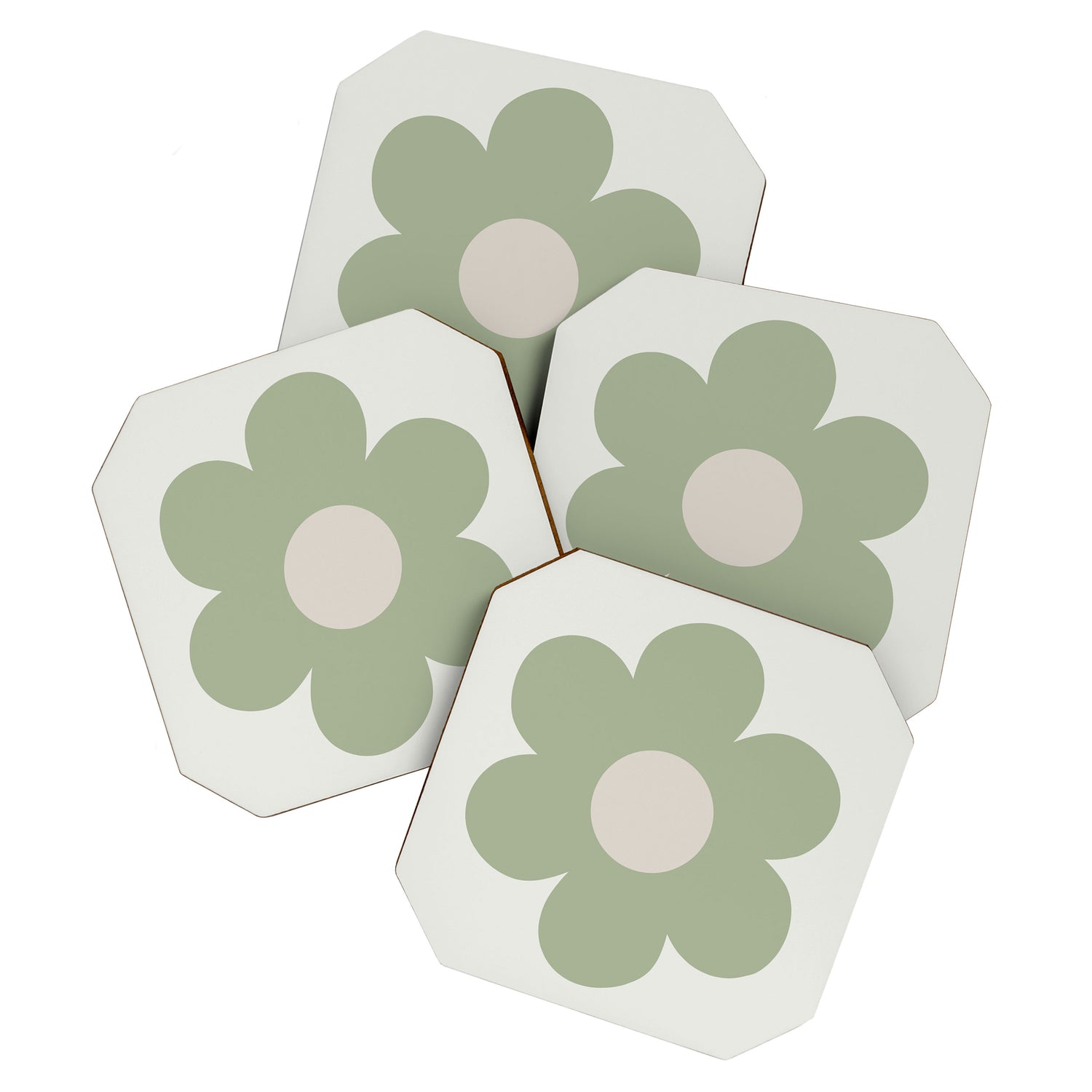 Sage Flower Single Coaster Gallery Image 1