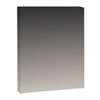 Smooth Charcoal Minimalist Ombré Gradient Abstract Canvas Print Gallery Image 8