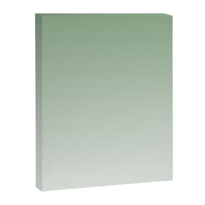 Smooth Sage Minimalist Ombré Gradient Abstract Canvas Print Gallery Image 1