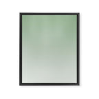 Smooth Sage Minimalist Ombré Gradient Abstract Framed Canvas Print Gallery Image 8