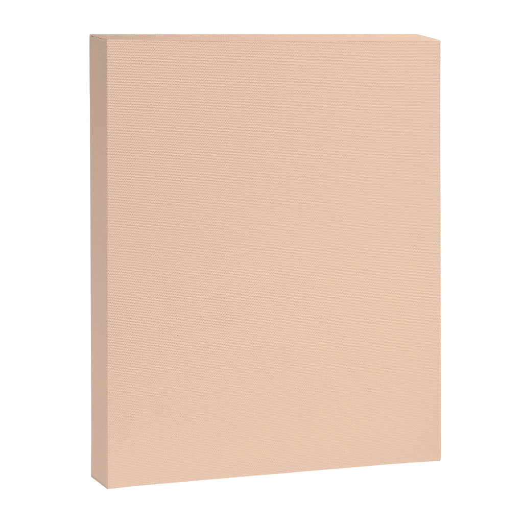 Soft Apricot Buff Solid Color Canvas Print Gallery Image 8