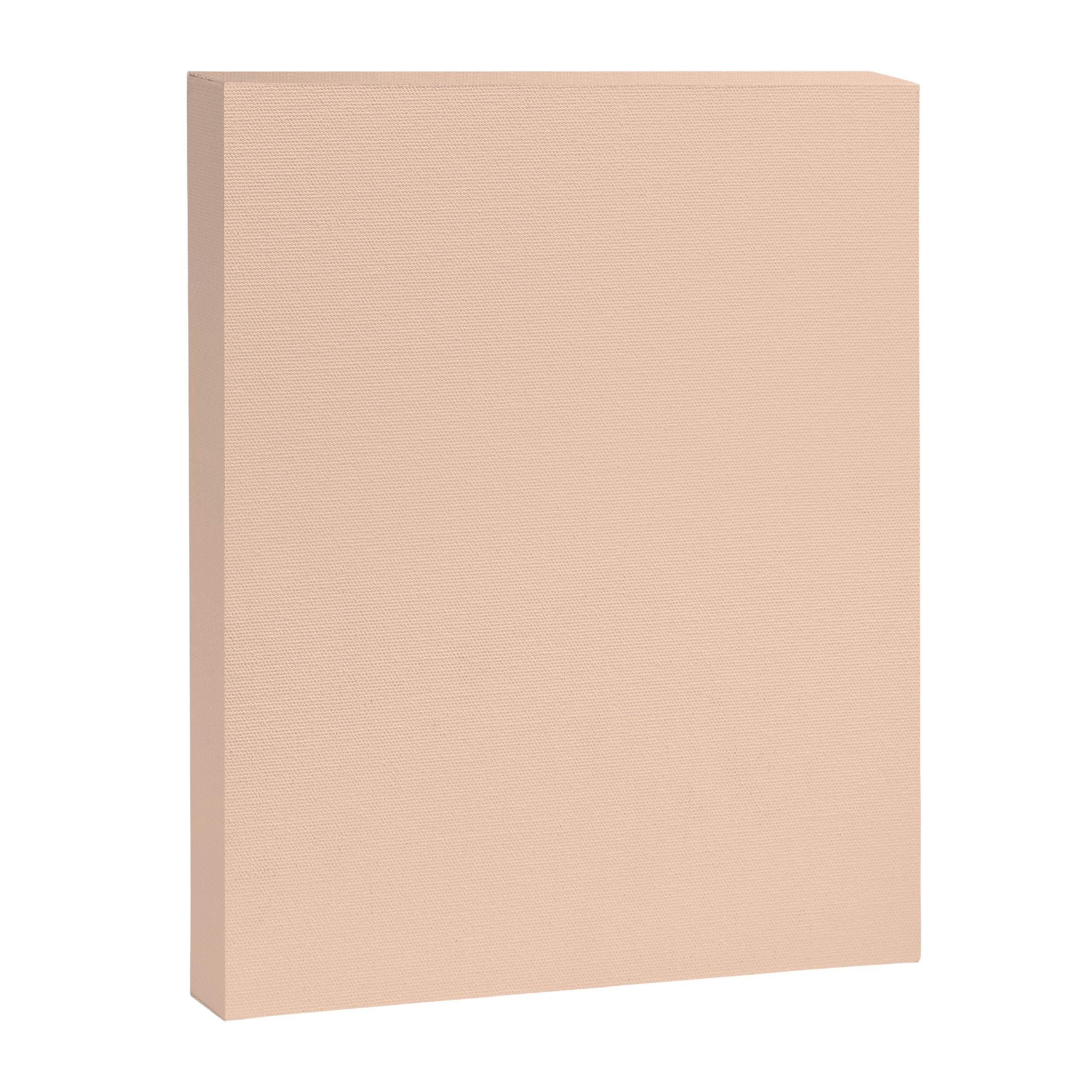 Soft Apricot Buff Solid Color Canvas Print Gallery Image 8