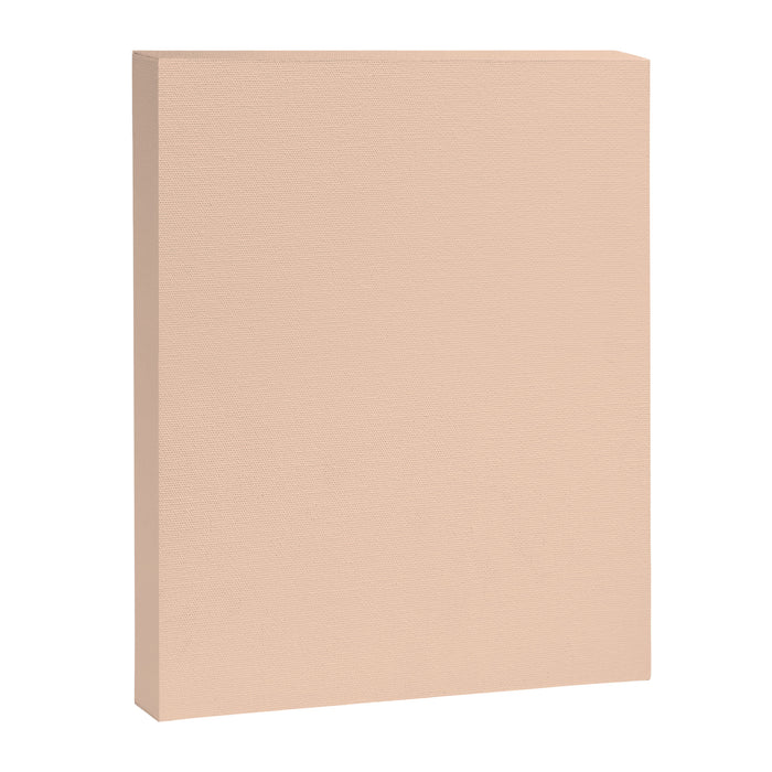Soft Apricot Buff Solid Color Canvas Print Gallery Image 1