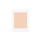 Soft Apricot Buff Solid Color Art Print Gallery Image 1