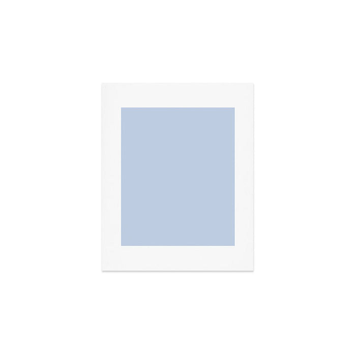 Soft Baby Blue Solid Color Art Print Gallery Image 1