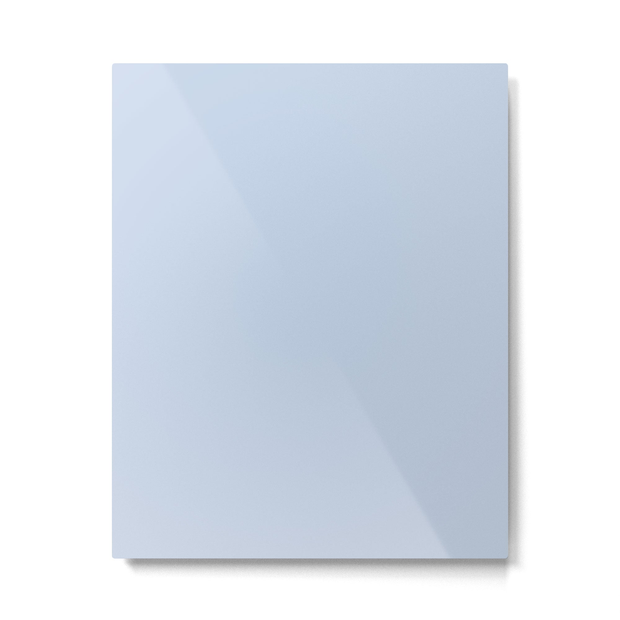 Soft Baby Blue Solid Color Metal Print Gallery Image 6