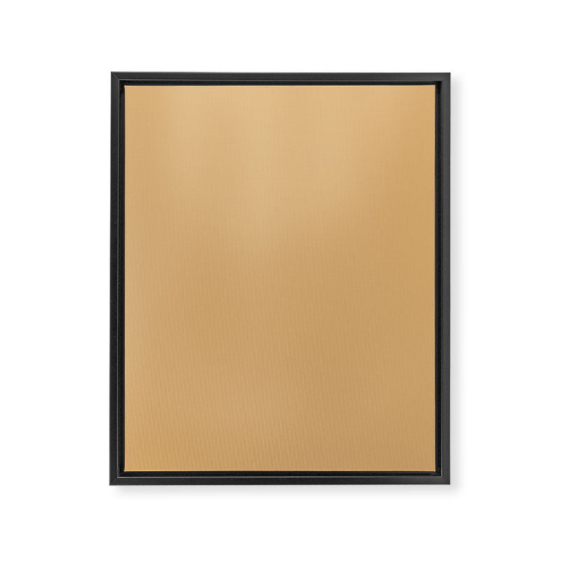 Soft Camel Solid Color Framed Canvas Print Gallery Image 8