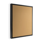 Soft Camel Solid Color Framed Canvas Print Gallery Image 2