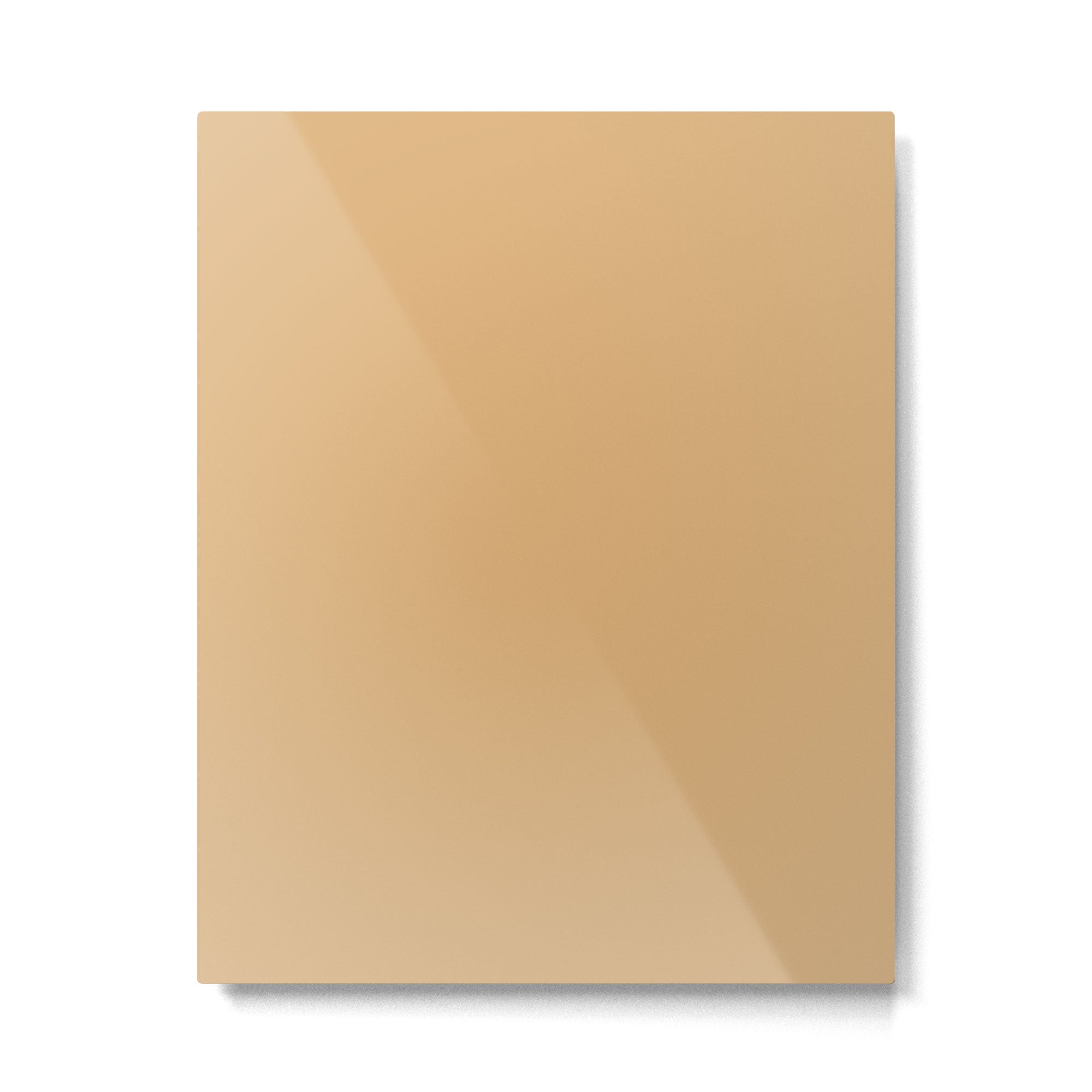Soft Camel Solid Color Metal Print Gallery Image 6