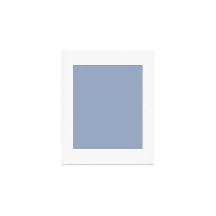 Soft Light Powder Blue Solid Color Art Print Gallery Image 1