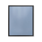Soft Light Powder Blue Solid Color Framed Canvas Print Gallery Image 8