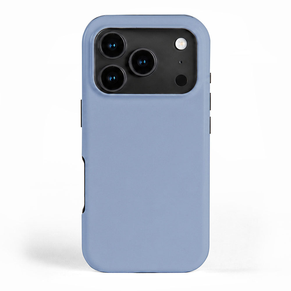Soft Light Powder Blue Solid Color iPhone Case Gallery Image 1