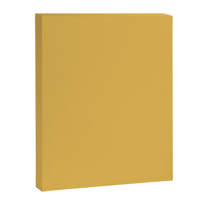 Soft Mustard Solid Canvas Print Gallery Image 1