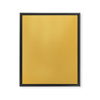 Soft Mustard Solid Framed Canvas Print Gallery Image 8