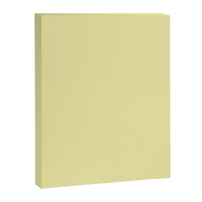 Soft Yellow Solid Color Canvas Print Gallery Image 1