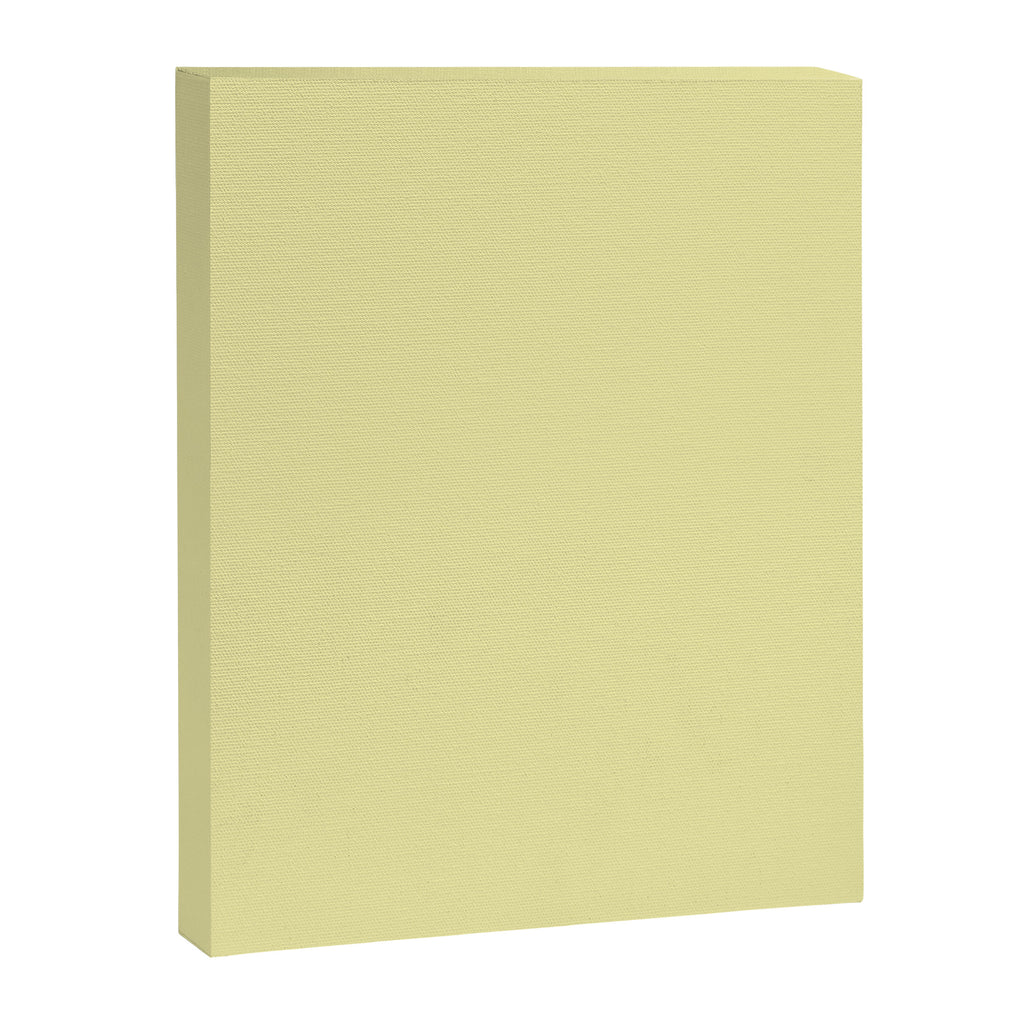 Soft Yellow Solid Color Canvas Print Gallery Image 8