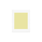 Soft Yellow Solid Color Art Print Gallery Image 1