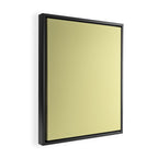 Soft Yellow Solid Color Framed Canvas Print Gallery Image 2