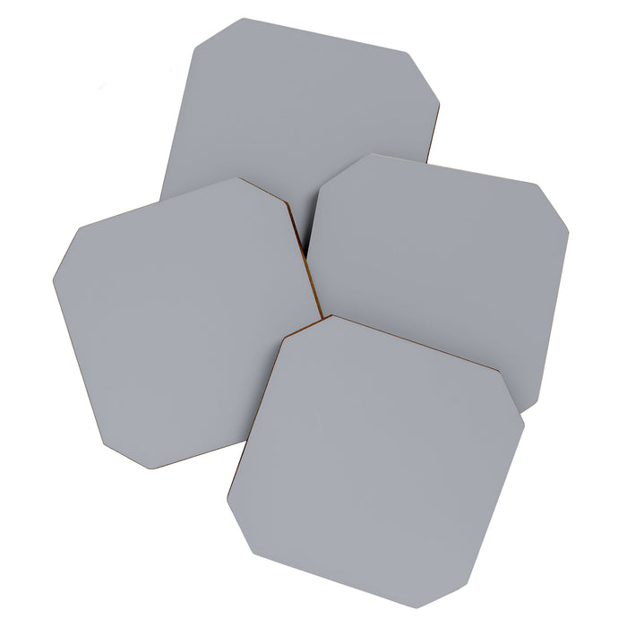 Solid Gray Light Neutral  Coaster Gallery Image 1