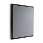 Solid Gray Light Neutral  Framed Canvas Print Gallery Image 2