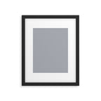 Solid Gray Light Neutral  Framed Art Print Gallery Image 6