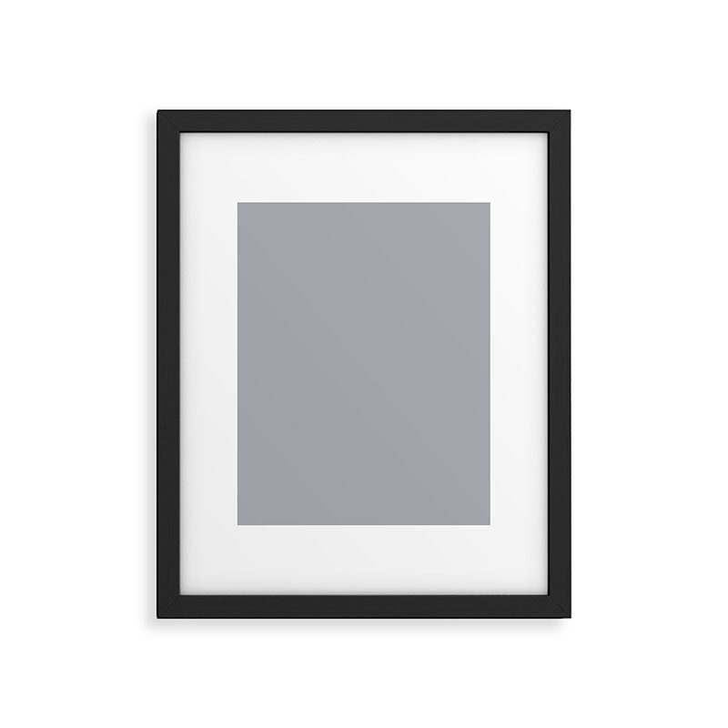 Solid Gray Light Neutral  Framed Art Print Gallery Image 6