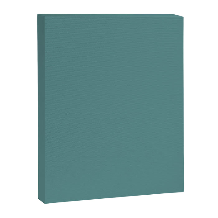 Solid Teal / Blue-Green Solid Color Canvas Print Gallery Image 1