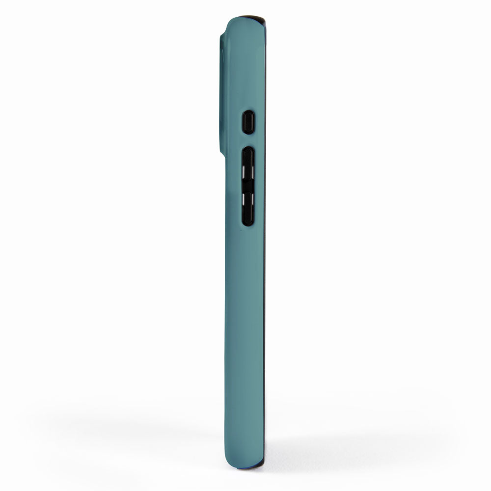 Solid Teal / Blue-Green Solid Color iPhone Case Gallery Image 2