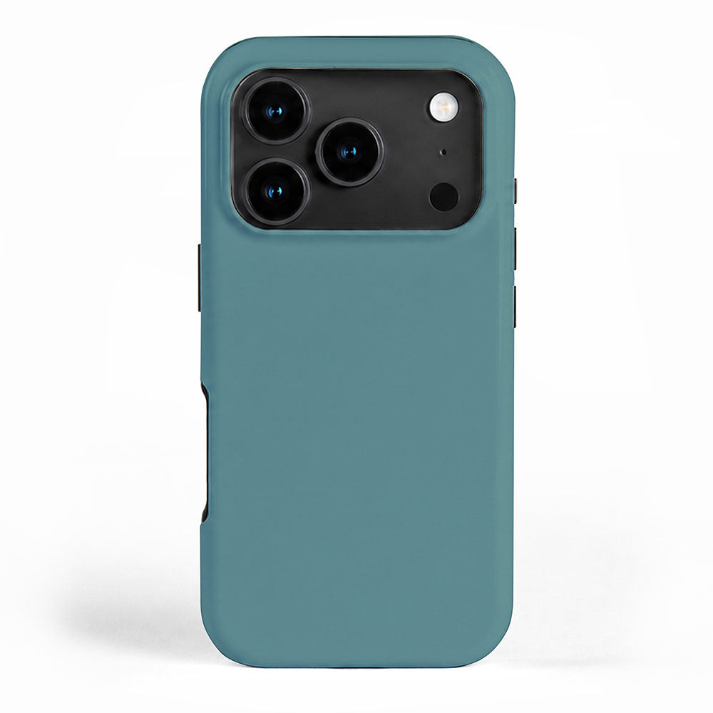 Solid Teal / Blue-Green Solid Color iPhone Case Gallery Image 1