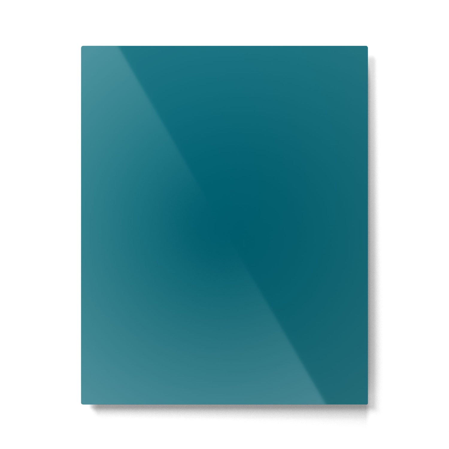 Solid Teal  Metal Print Gallery Image 6