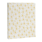 Stella - Atomic Age Midcentury Modern Minimalist Pattern in Light Mustard Yellow and White Canvas Print Gallery Image 6