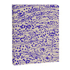 Strata - Organic Ink Blot Abstract in Cobalt Blue and Beige Canvas Print Gallery Image 8