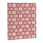 Such Cute Flowers Pink and Mocha Brown Small Pattern Canvas Print Gallery Image 6