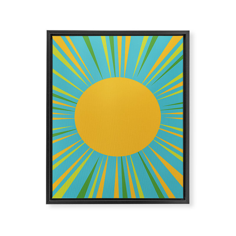 Summer Sun Framed Canvas Print Gallery Image 8