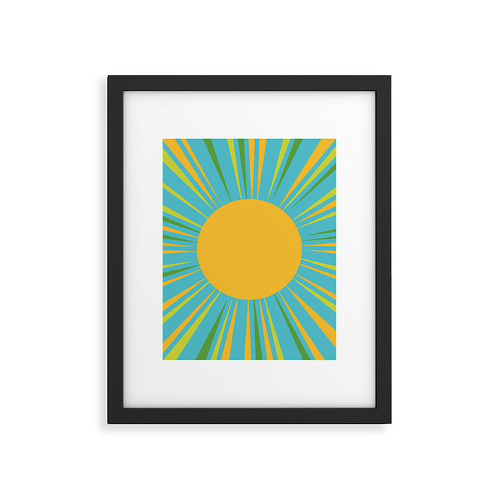 Summer Sun Framed Art Print Gallery Image 1