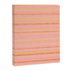 Textured Summer Stripes Pink Orange Yellow Canvas Print Gallery Image 8