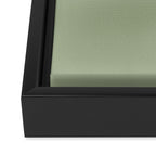 The Sage Green Solid  Framed Canvas Print Gallery Image 3