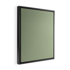 The Sage Green Solid  Framed Canvas Print Gallery Image 2