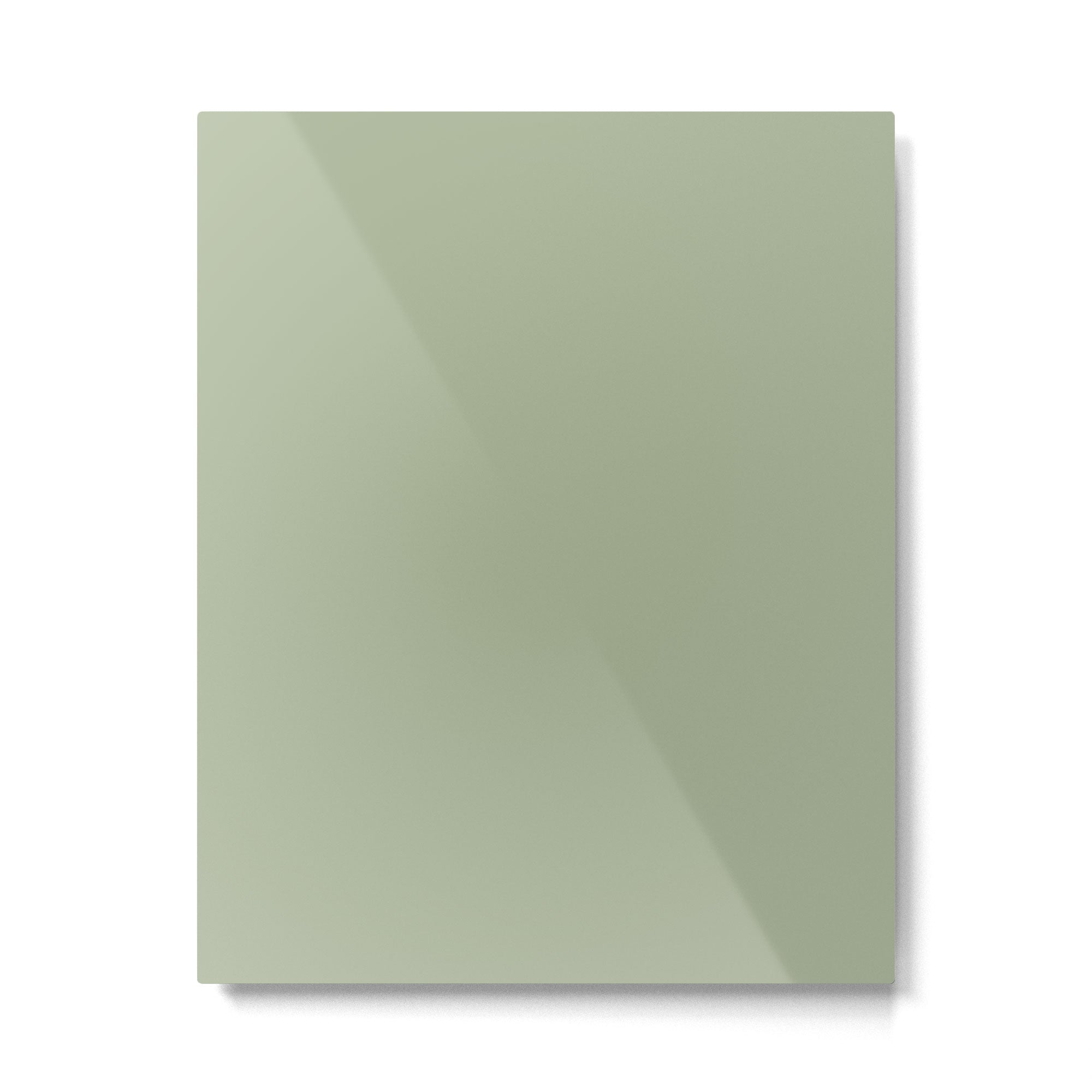 The Sage Green Solid  Metal Print Gallery Image 6