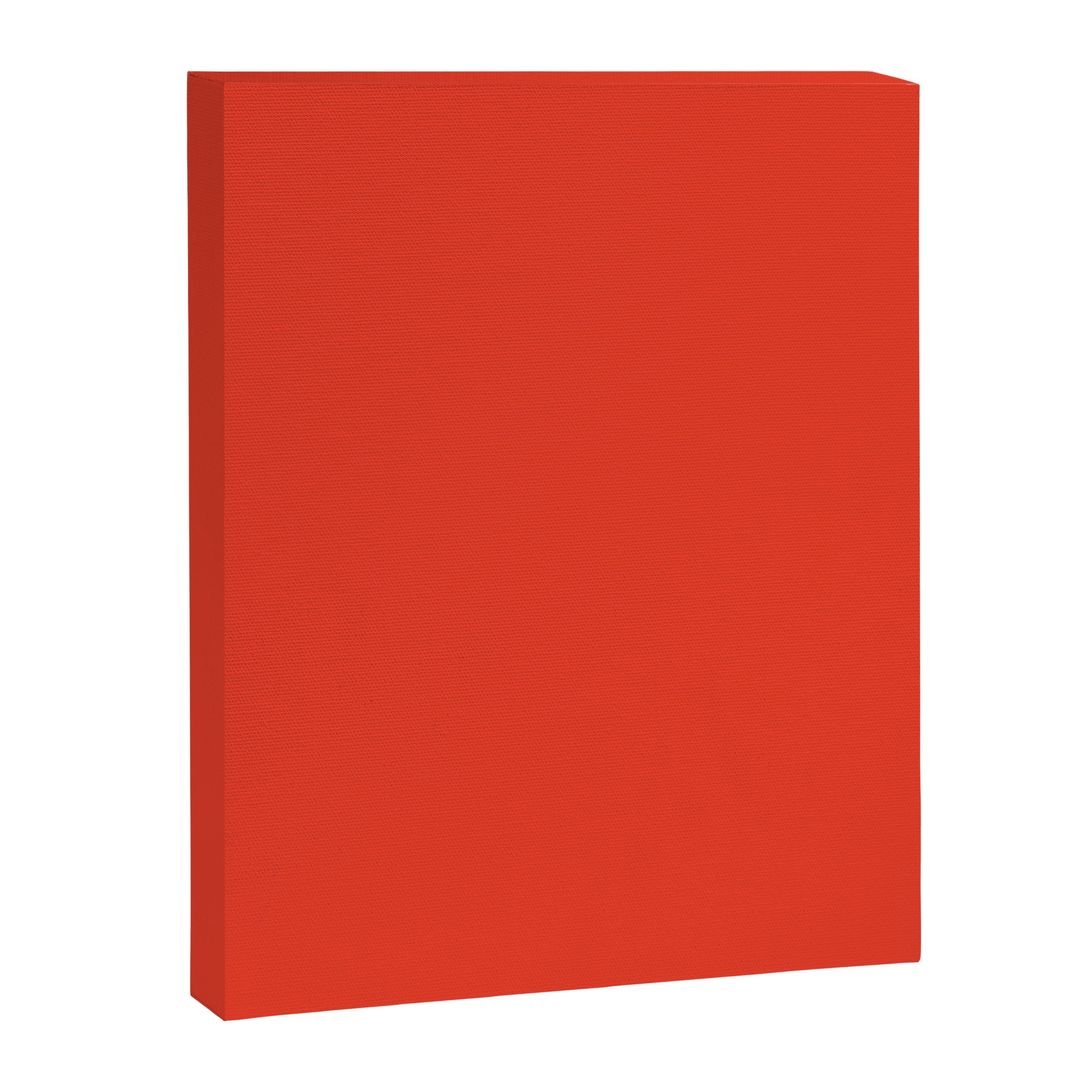 Tomato Red Solid Color Canvas Print Gallery Image 8